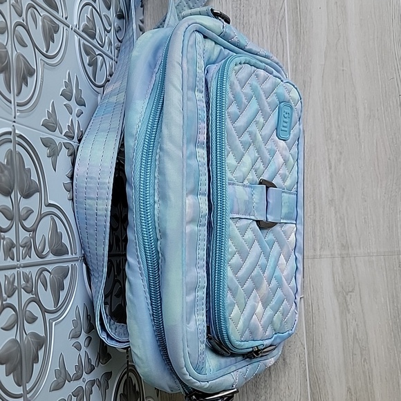 Lug Womens Carousel RFID Technology Convertible Crossbody Bag Mystic Seaglass - Picture 6 of 17